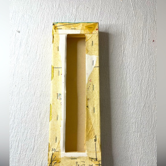 Cheerful Flower painting on canvas bright colorful fun - Picture 5 of 5